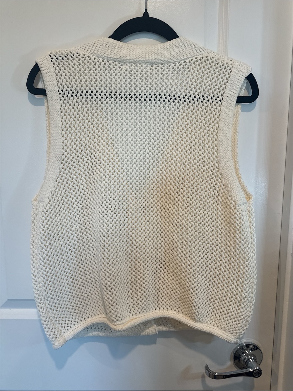 Women button down cardigan sweater sleeveless Sz M - Picture 4 of 7